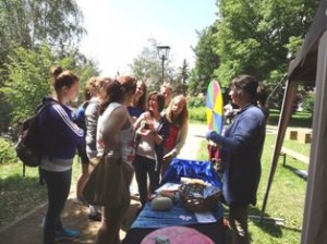 Jugendkirchentag Stand des Arbeitskreis Sexualpädagogik