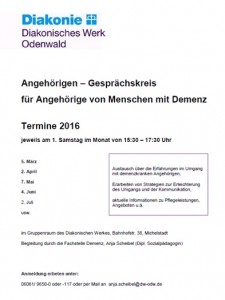 Termine Gesprächskreis