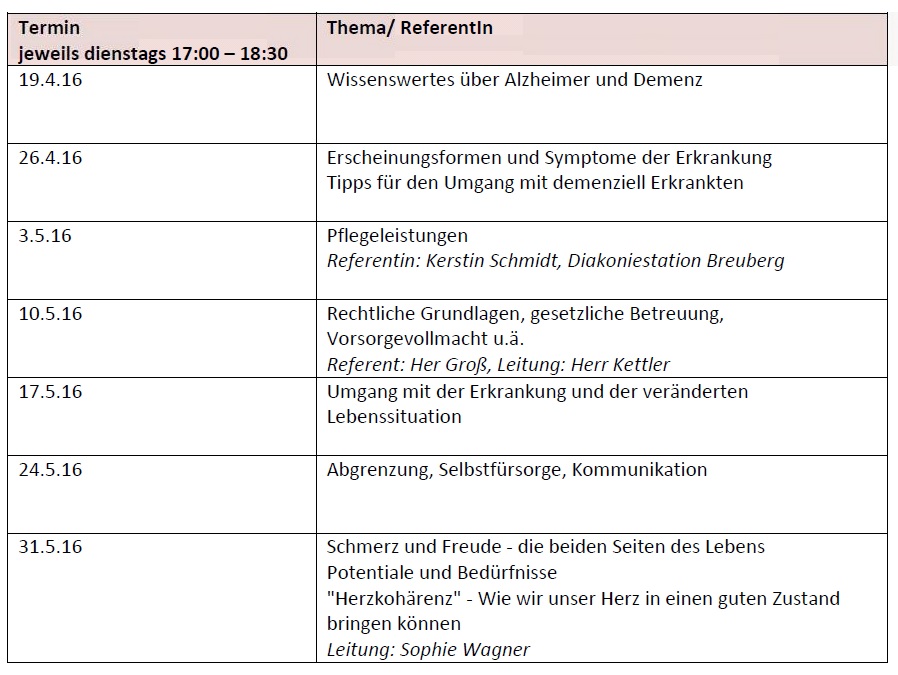 Demenz verstehen_Termine