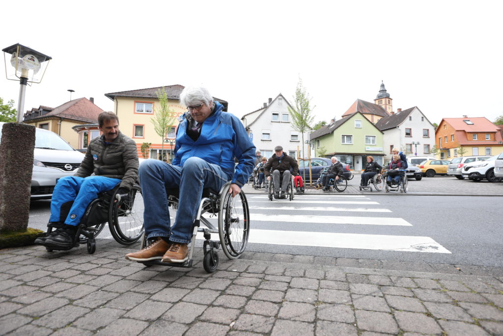 Breuberg aus der Perspektive eines Rollstuhlfahrers