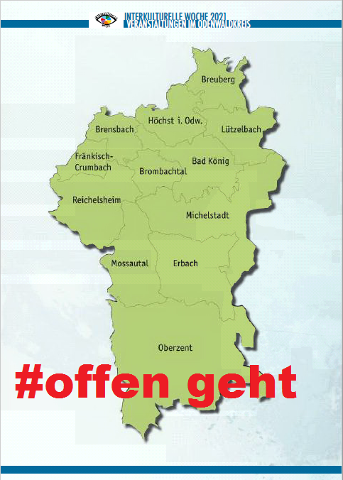 Karte des Odenwaldkreises