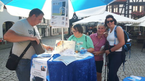 Infostand des Behindertenclubs